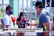 Minsa recibe 25 ventiladores mecánicos donados por la Confiep
