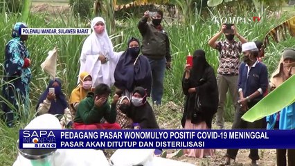 Pedagang Positif Corona Meninggal Dunia, Pasar Wonomulyo akan Disterilisasi