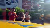 Taksici ile yolcu arasında 'kısa mesafe' tartışması | Video