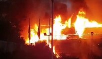 Montalto di Castro (VT) - Incendio devasta Hotel Margherita (31.07.20)