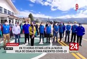 Cajamarca: En menos de 72 horas estará lista nueva Villa de EsSalud para pacientes Covid-19