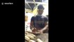 Speedy Vietnamese baker manages to make 600 bread rolls in an hour