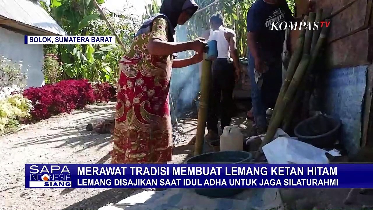 Legit dan Manis, Lemang Ketan Hitam jadi Makanan Wajib di Setiap Hari Raya!