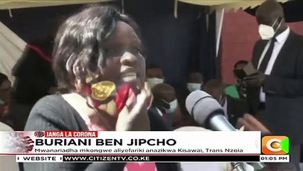 Woman Lectures Govt, MPs in Front of Ruto