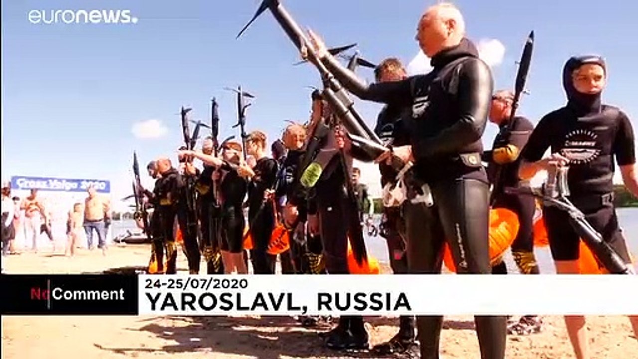En Russie, des athlètes testent un nouveau vélo...