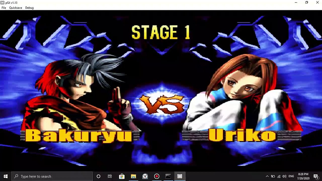 Bakuryu(The Mole) defeats Uriko(The Half Beast) (#1) - Bloody Roar 2