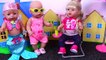 Baby Doll Fruit Mixer and Kitchen refrigerator toys