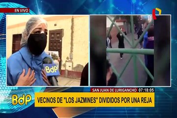 Descargar video: SJL: vecinos siguen enfrentados por colocación de rejas