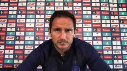 Chelsea's Lampard pre FA Cup final