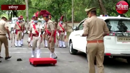 नव नियुक्त आई जी चित्रकूट रेंज के. सत्यनारायण ने किया मौदहा का दौरा