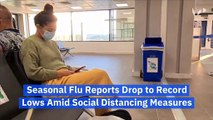 Seasonal Flu Reports Drop to Record Lows Amid Social Distancing Measures