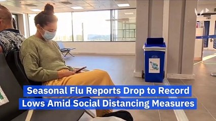 Seasonal Flu Reports Drop to Record Lows Amid Social Distancing Measures