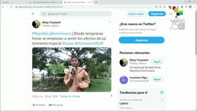 República Dominicana es azotada por la tormenta tropical Isaías