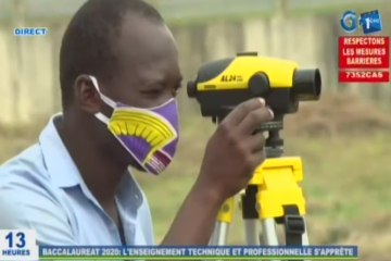 RTG/Préparation au Baccalauréat technique 2020 des élèves du lycée Omar Bongo de Libreville 