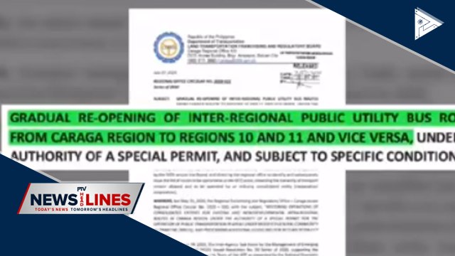 CARAGA buses resume operations