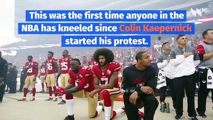 NBA Teams Kneel During National Anthem to Open Season