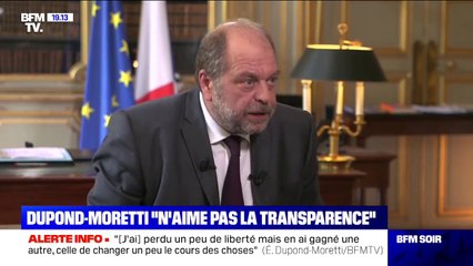Éric Dupond-Moretti : "Ce qui est en jeu, ce n’est pas d’incarcérer plus mais mieux"