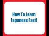 How To Learn Japanese Words Fast - Compare Top Programs