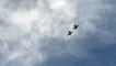 US Airforce Jets Fly Over Kansas City to Honor Frontline Workers During Coronavi