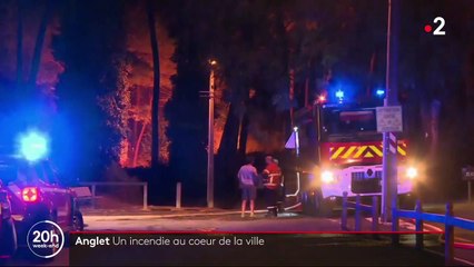 Anglet : Un incendie au cœur de la ville