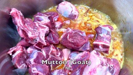 Eid Special Goat Masala/ Mutton Masala (Bhuna Gosht)