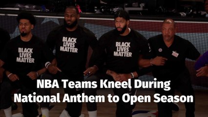NBA Teams Are Kneeling