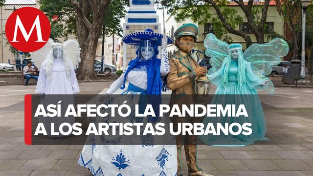 Estatuas humanas. El bello arte del silencio callejero