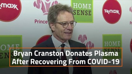 Bryan Cranston Donates Plasma
