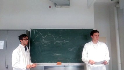 Binôme 1 - Oral en production : prise de parole en continu - Détermination avec un smartphone des hauteurs maximales atteintes par une balle entre deux rebonds
