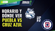 Puebla vs Cruz Azul: horario y dónde ver EN VIVO la jornada 2 del Guard1anes 2020