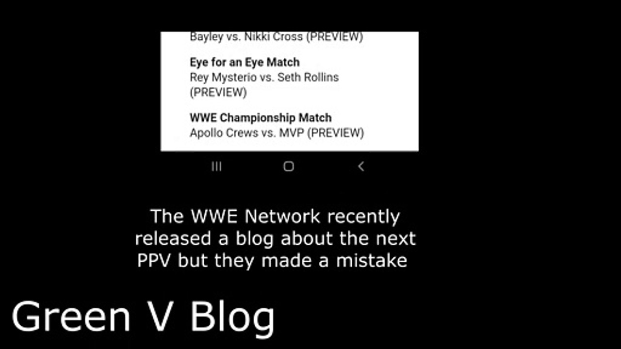 WWE Network Error Episode 1