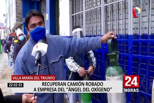 Tras intensa búsqueda recuperan camión robado a empresa del ‘Ángel del oxígeno’