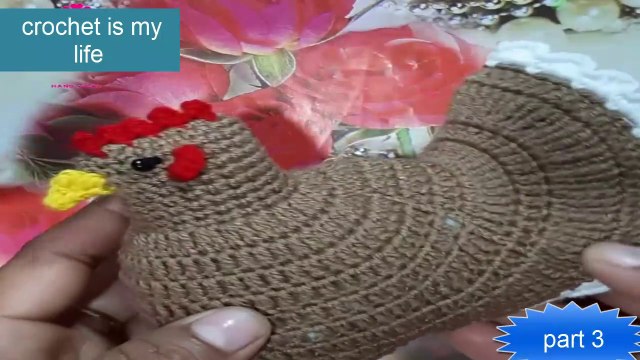 How To Make Crochet Amigurumi Rooster Hen (Part3) Tutorial English Free Pattern For Beginner's