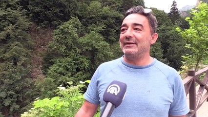 'Mavigöl' turkuaz rengiyle doğal güzelliğine büründü- GİRESUN