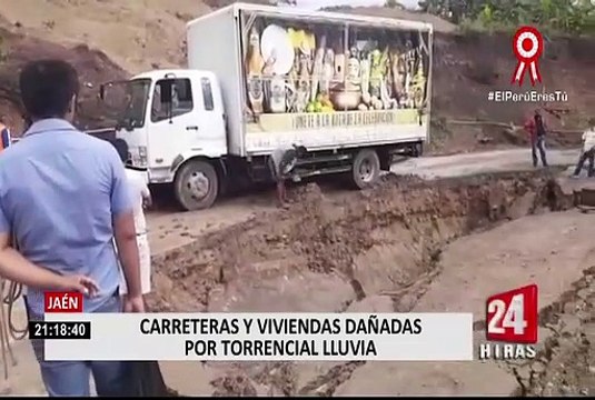 Jaén: intensas precipitaciones causaron daños en carreteras, caminos y vías