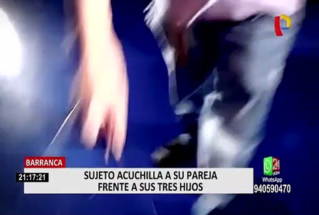 Barranca: hombre acuchilló en el cuello, rostro y piernas a expareja por celos