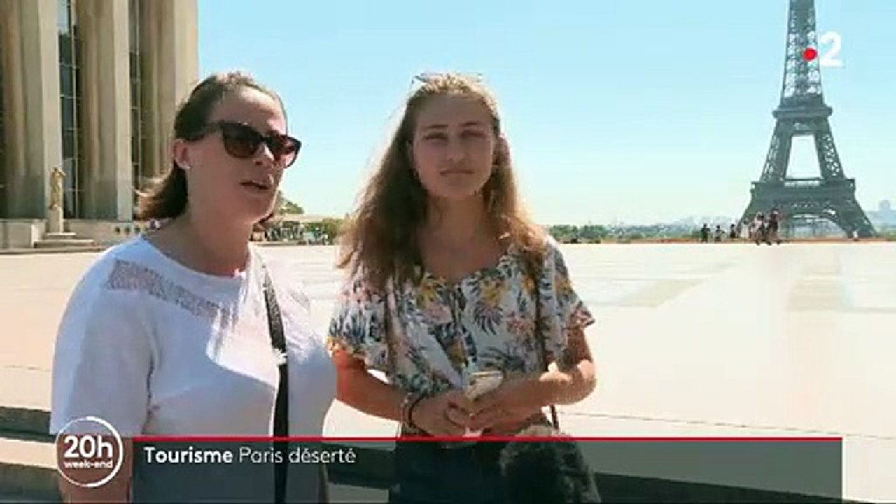 Coronavirus - Paris déserté par les parisiens en cette période estivale et sans touristes étrangers, fait sombrer dans la crise les hôteliers et les boutiques