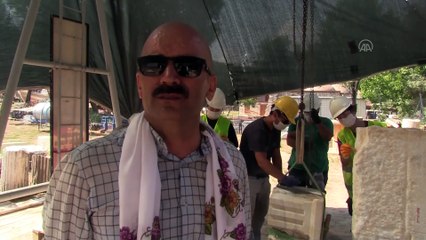 Mitolojik masklar 'taş hastanesinde' restore ediliyor - MUĞLA