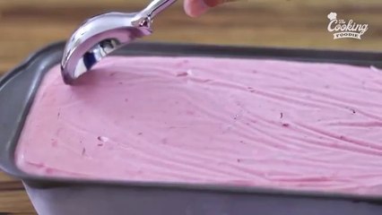 3 ingredients Cherry Ice Cream Recipe..