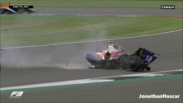 Big Crash Silverstone 2020 FIA F3