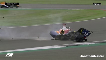 Big Crash Silverstone 2020 FIA F3