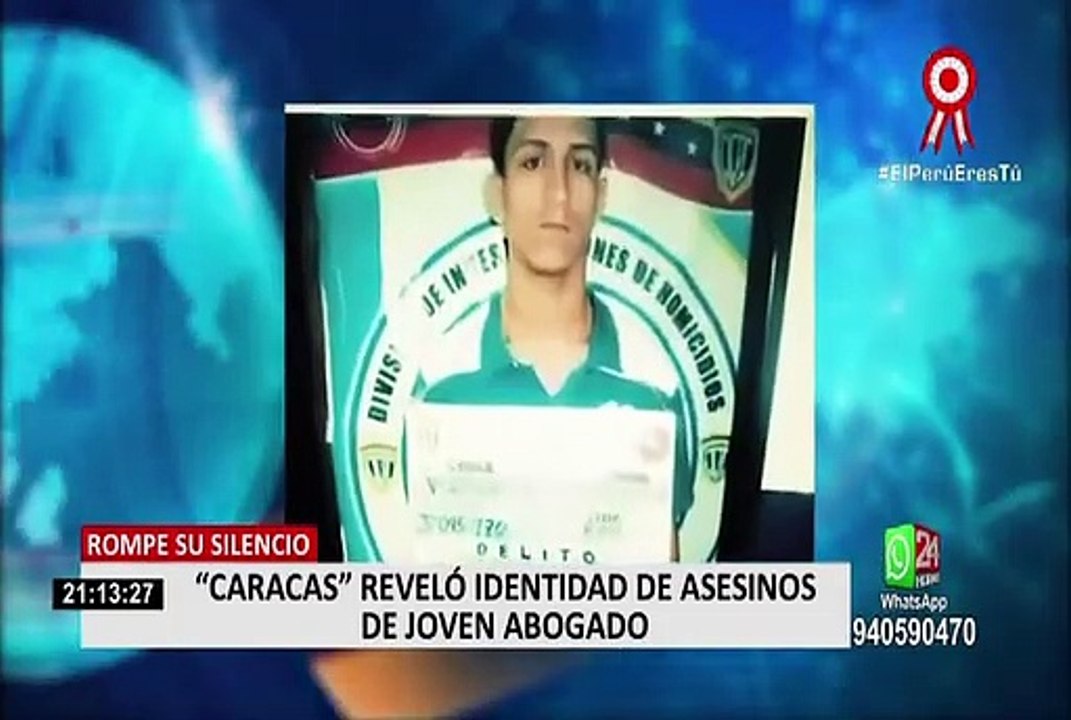 Rompe su silencio: 'Caracas' es acusado de matar a un abogado en SMP