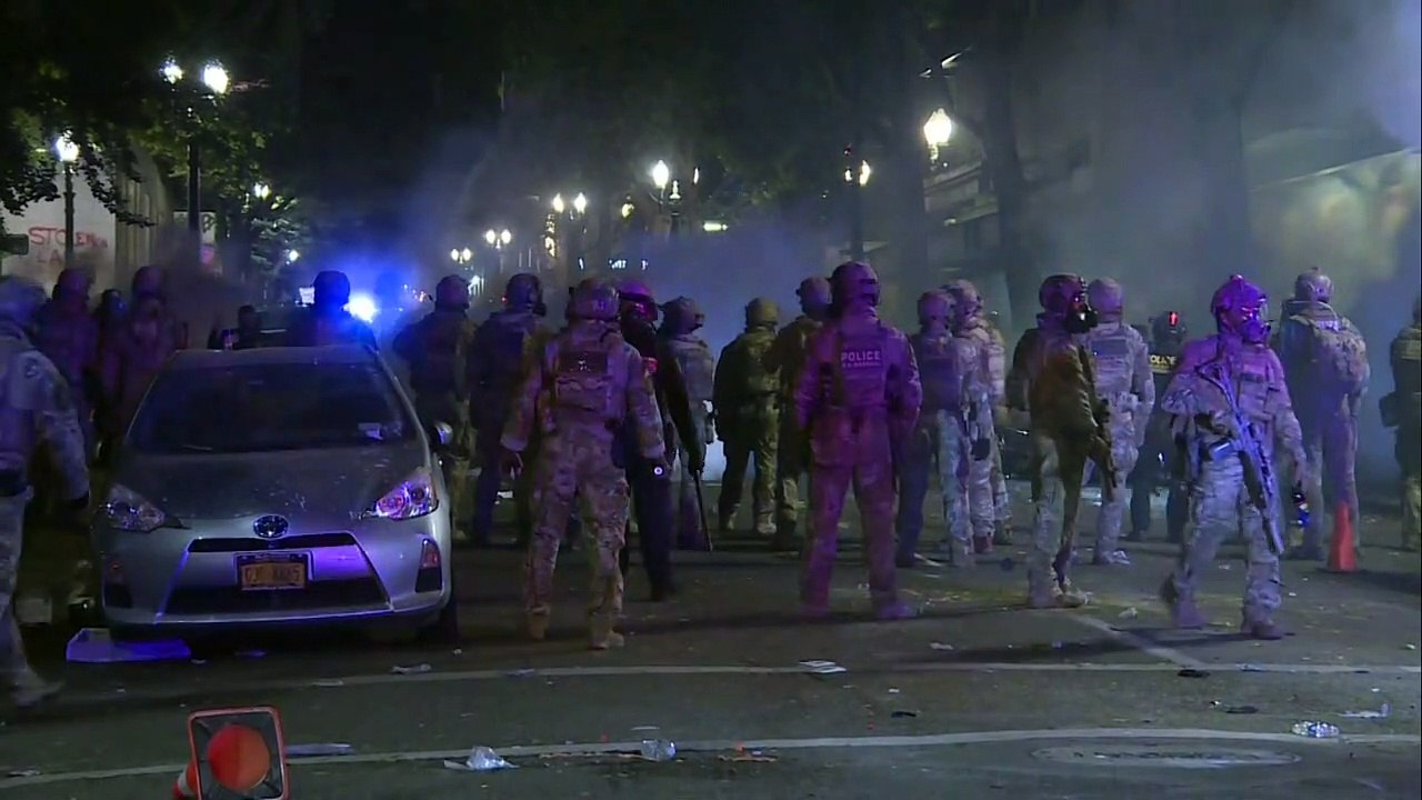 Trump will Bundespolizei vorerst doch nicht aus Portland abziehen