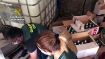 La Guardia Civil desmantela en La Coruña un laboratorio clandestino de gel hidroalcohólico falso