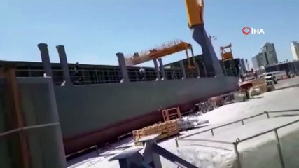 İzmir Limanı'nda yangın paniği