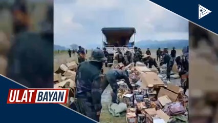 P5-M halaga ng mga nasabat na paputok iti-nurnover ng BOC sa PNP