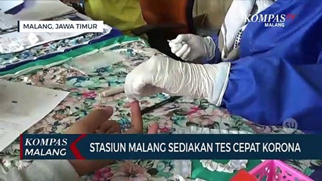 Stasiun Malang Sediakan Rapid Test Bagi Penumpang Kereta Jarak Jauh