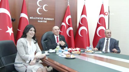 - MHP'de partiler arası bayramlaşma video konferansla yapıldı