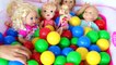 Baby Dolls Color Balls Full of Toys Surprises!