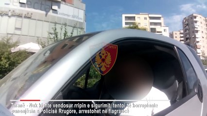 Tentoi të korruptonte policin pasi e kapi pa rrip, ja çfarë i ndodh shoferit në Tiranë